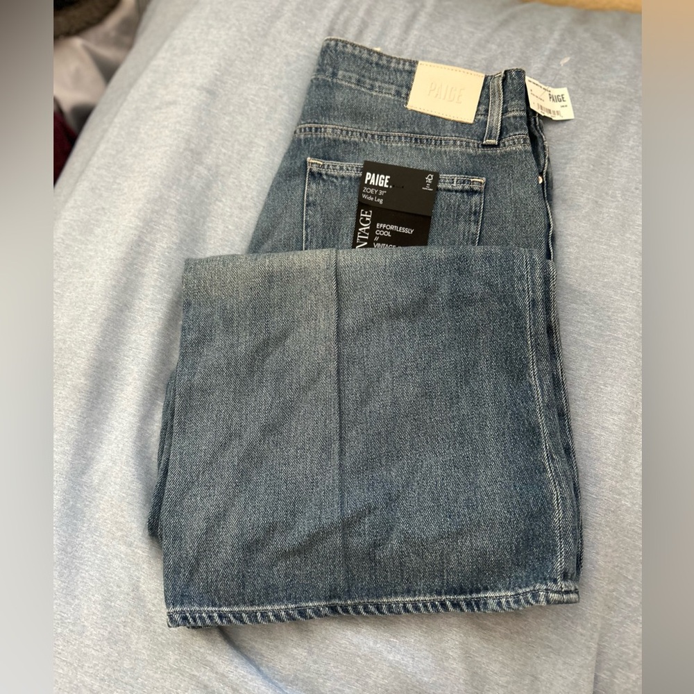 Women's Zoey Blue Wide-Leg Jeans - Picture 6 of 6